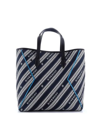 Medium Bond Shopper Tote Logo Jacquard Canvas