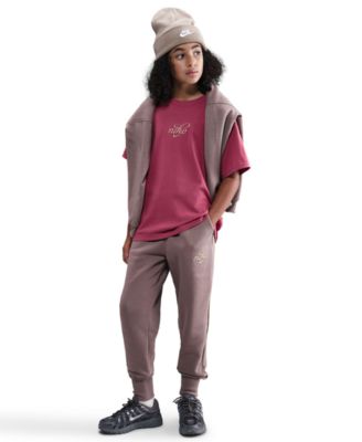 Girls' 7-16 Sportswear Loose Fit Short-Sleeve T-Shirt