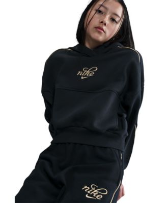 Girls' 7-16 Sportswear Boxy Long-Sleeve Hoodie