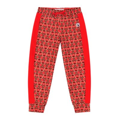 Boys Crewneck Sweatshirt and Jogger Pants Set - Red Multicolor