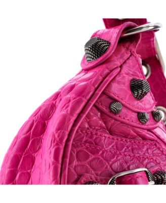 XS Le Cagole Giant Studs Shoulder Bag Embossed Leather