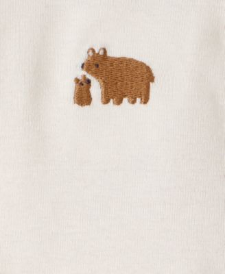 Baby Boys' Bear Print Long-Sleeve Bodysuit and Pants, 3-Piece Set