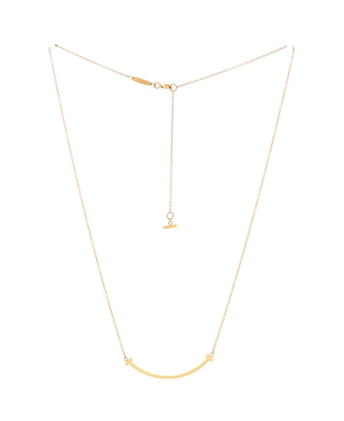 Pre-Owned Tiffany & Co. T Smile Pendant Necklace