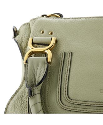 Small Marcie Satchel Leather
