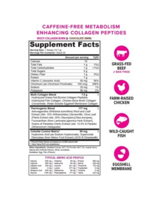 Multi Collagen Burn, Chocolate Swirl, 318gm