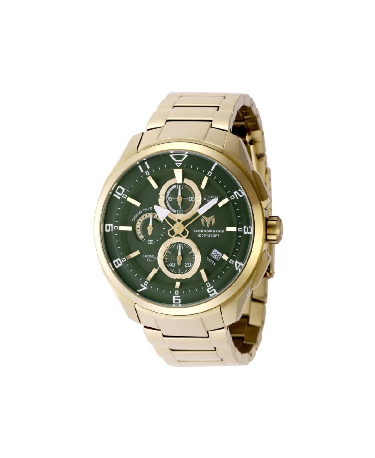 Technomarine Men's Tm-318131 Ocean Quartz Olive Green Dial Watch