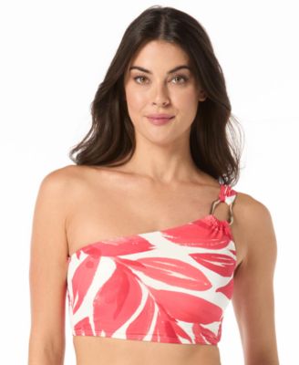 Carmen Marc Valvo - Women's Printed One-Shoulder Top