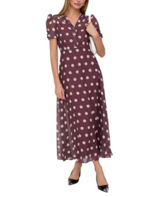 Women's Julia Button Down Print Maxi Dress