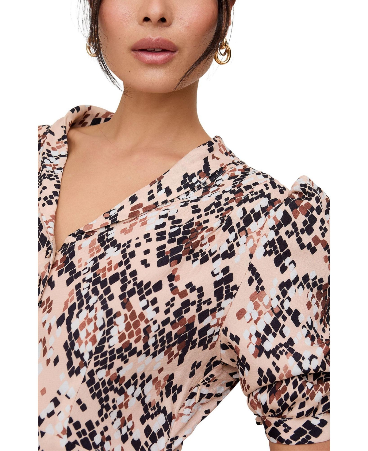 Lily and Lionel London Women's Julia Button Down Print Maxi Dress