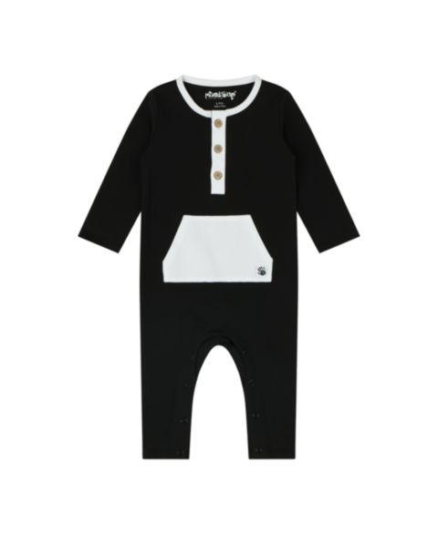 Комбинезон Mixed Up Clothing Uno Romper для мальчиков-малышей, цвет: Чёрный