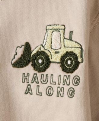 Boys' Toddler 2T-5T Long-Sleeve T-Shirt and Pants, 2-Piece Set