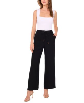 Women's Tied Straight-Leg Trousers