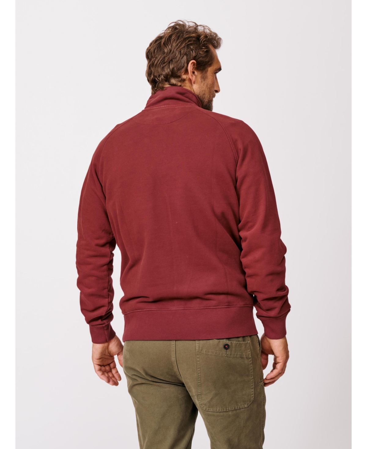 Aubin Men's Provost Zip Neck Sweatshirt