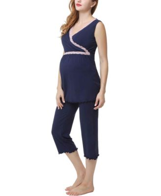 Maternity kimi + kai Nursing 2-Piece Pajama Set