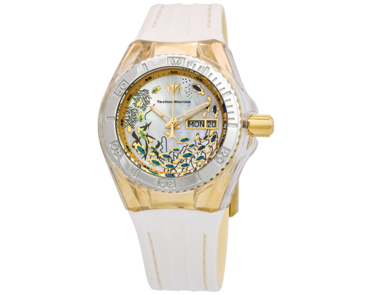 Technomarine Women's Tm-115117 Cruise Quartz White Dial Watch - White