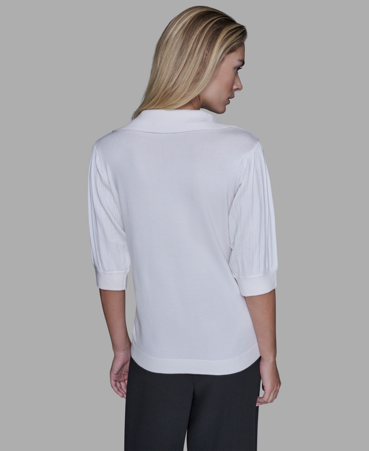 Karl Lagerfeld Paris Women's V-Neck Top