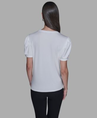 Women's Puff Short-Sleeve Top