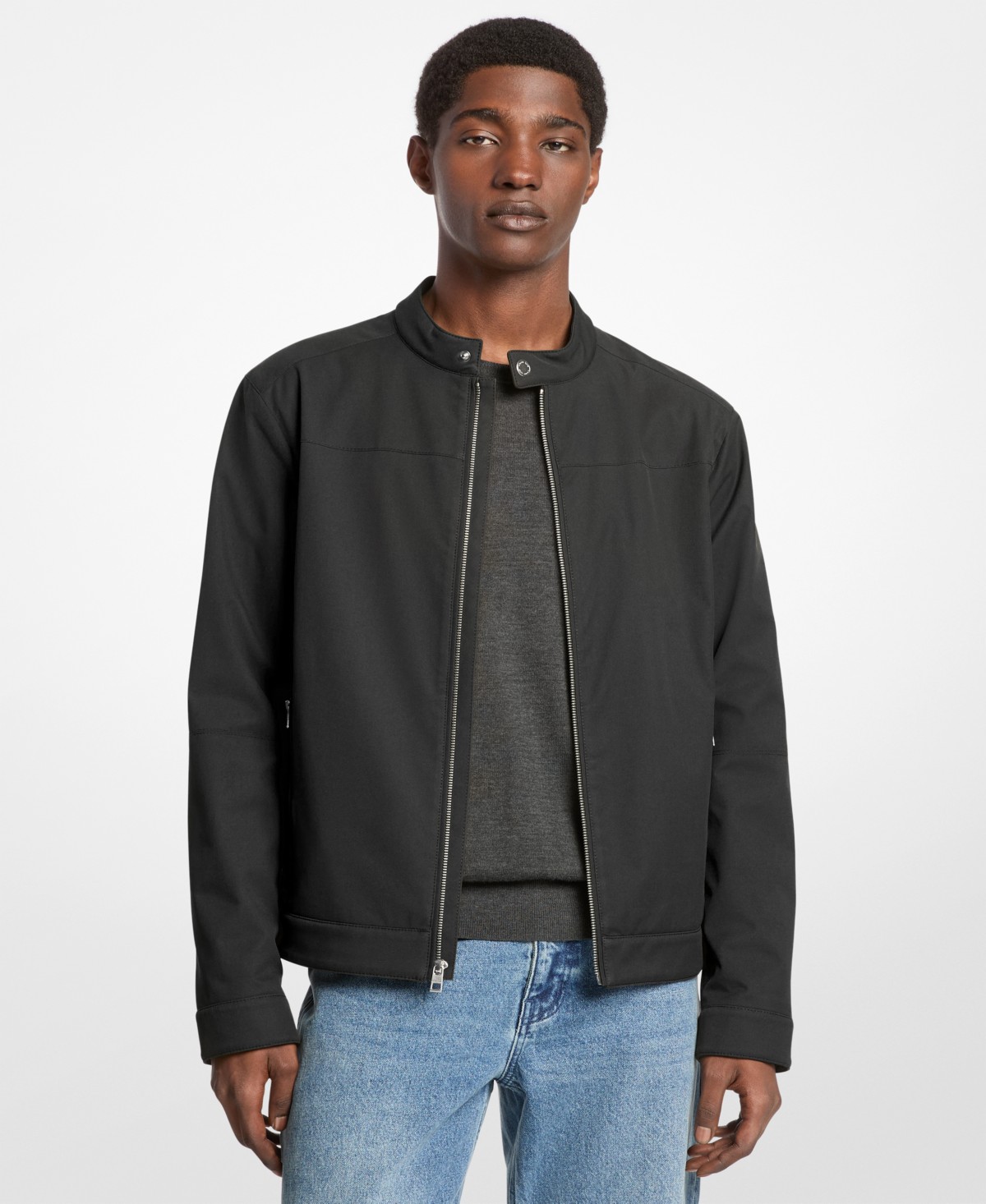 Мужские куртки Michael Kors Men's Racer Jacket — фото 1