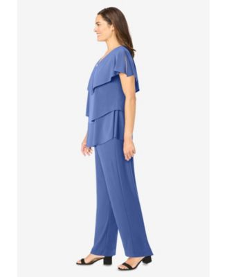 Plus Size Tiered Pant Set