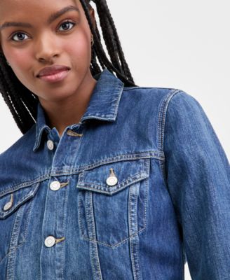 Cotton Denim Trucker Jacket