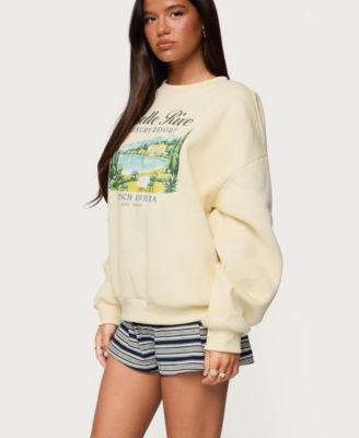 Women's French Riviera Oversized Sweatshirt