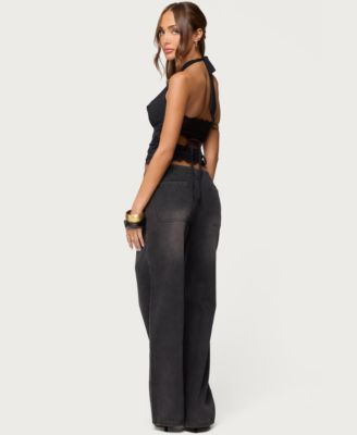 Women's Aliyah Zip Low Rise Jeans