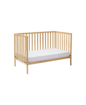  3-in-1 Convertible Island Crib Natural, Solid Wood Frame