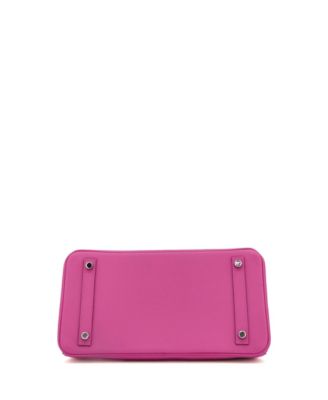 Birkin 30 Handbag Pink Epsom with Palladium Hardware