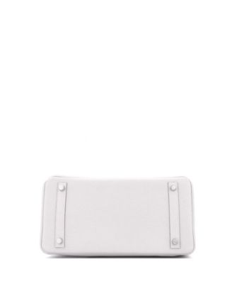 Birkin 30 Handbag Grey Togo with Palladium Hardware