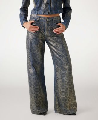 GUESS - Women's Bellflower Wide-Leg Jeans