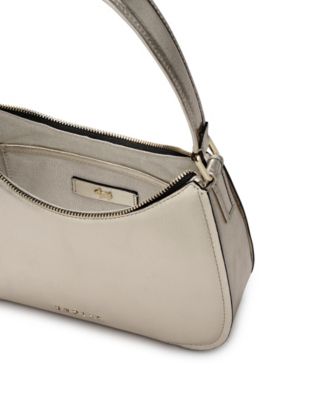 Alley Metallic Medium Ziptop Crossbody Shoulder Bag