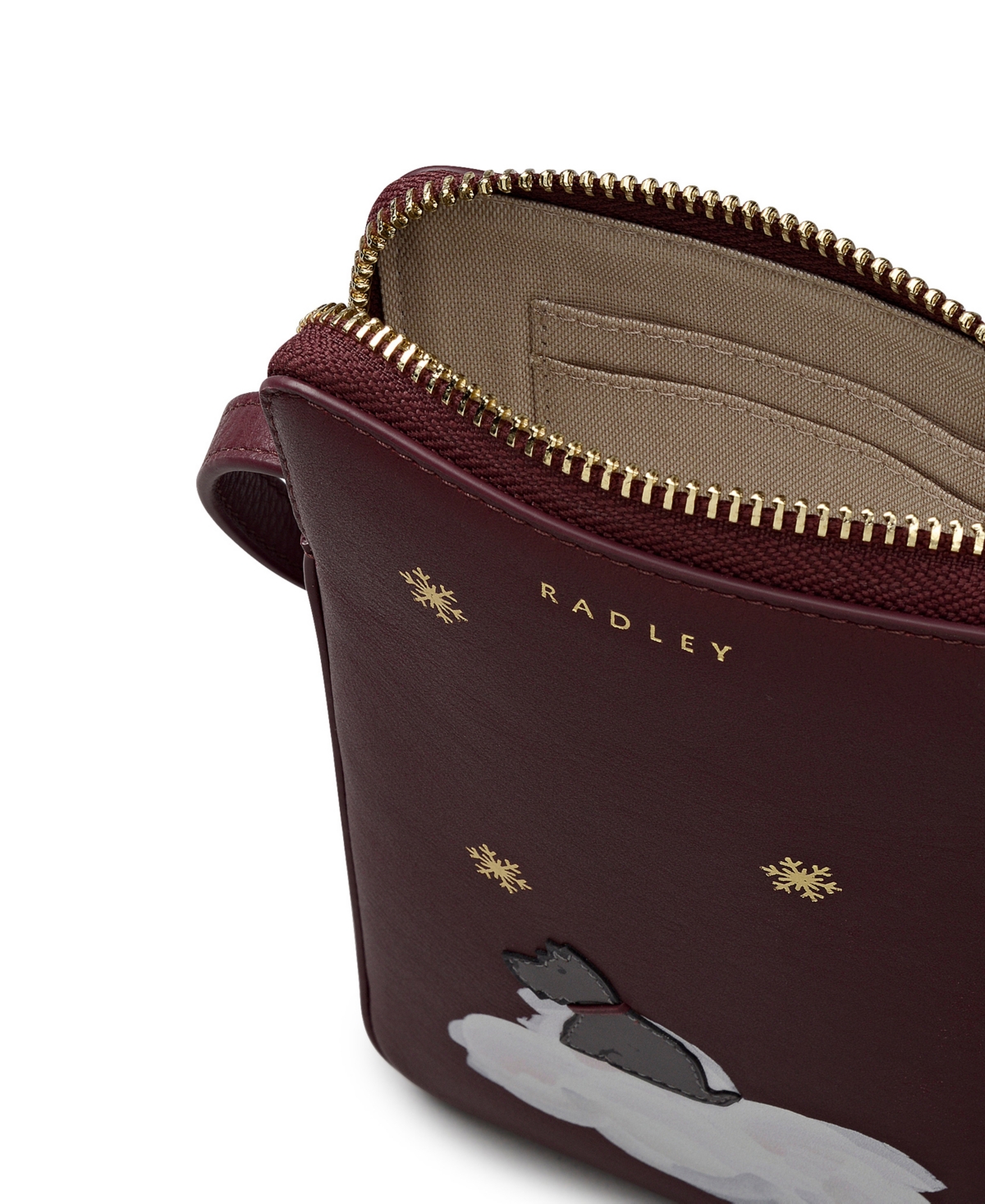 Radley London It's Written In The Snowflakes Mini Phone Crossbody Bag