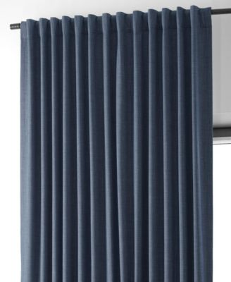 Extra Wide Performance Linen Hotel Blackout Curtain