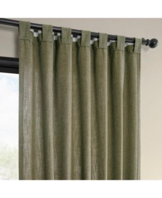 Simply Faux Linen Light Filtering Curtain Pair (2 Panels)