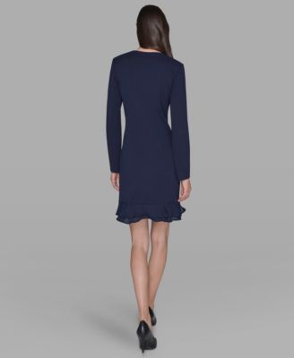Women's Double-Breasted Jacket Dress
