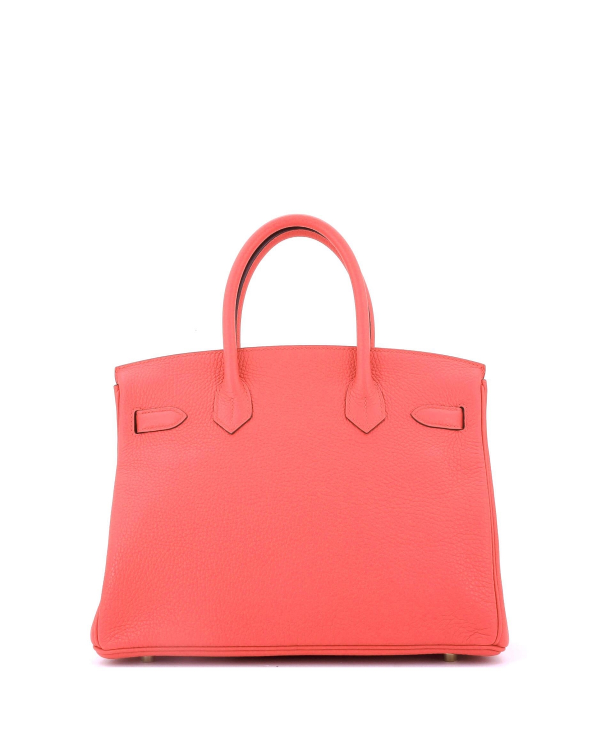 Pre-Owned Hermes Birkin 30 Handbag Pink Clemence with Gold Hardware