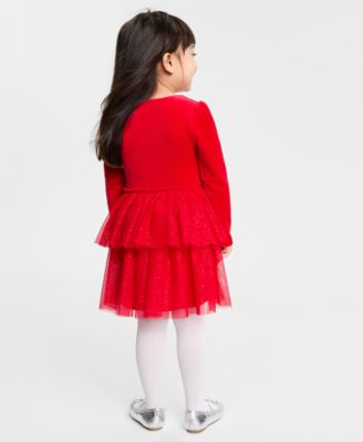 Girls' Toddler 2T-4T Tiered-Skirt Tutu Dress, Macy's Exclusive