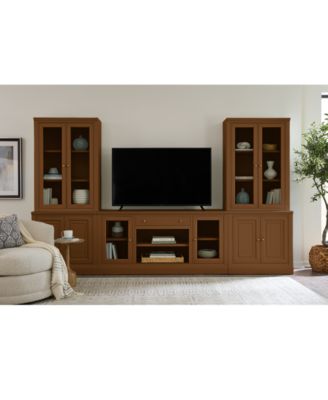 Macy's Furniture Amren Modular Media Console Collection In Brown