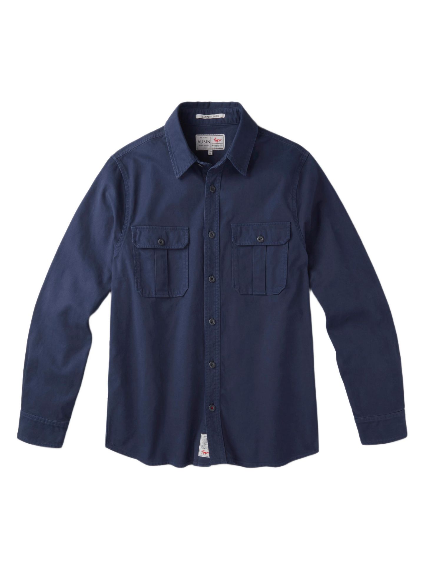 Мужская рубашка Aubin Dovedale Overshirt, цвет: Тёмно-синий — фото 2