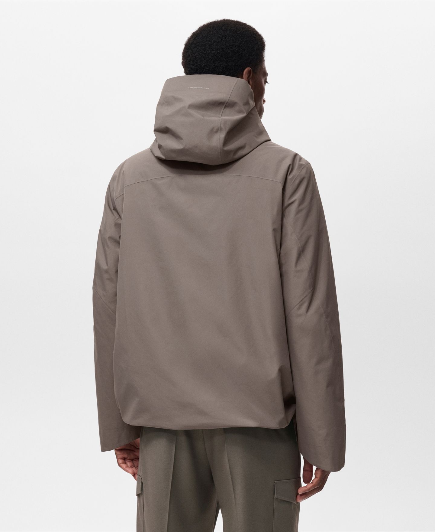 Мужская куртка Mango Water-Repellent Thermolite Hooded, цвет: Средний коричневый — фото 3