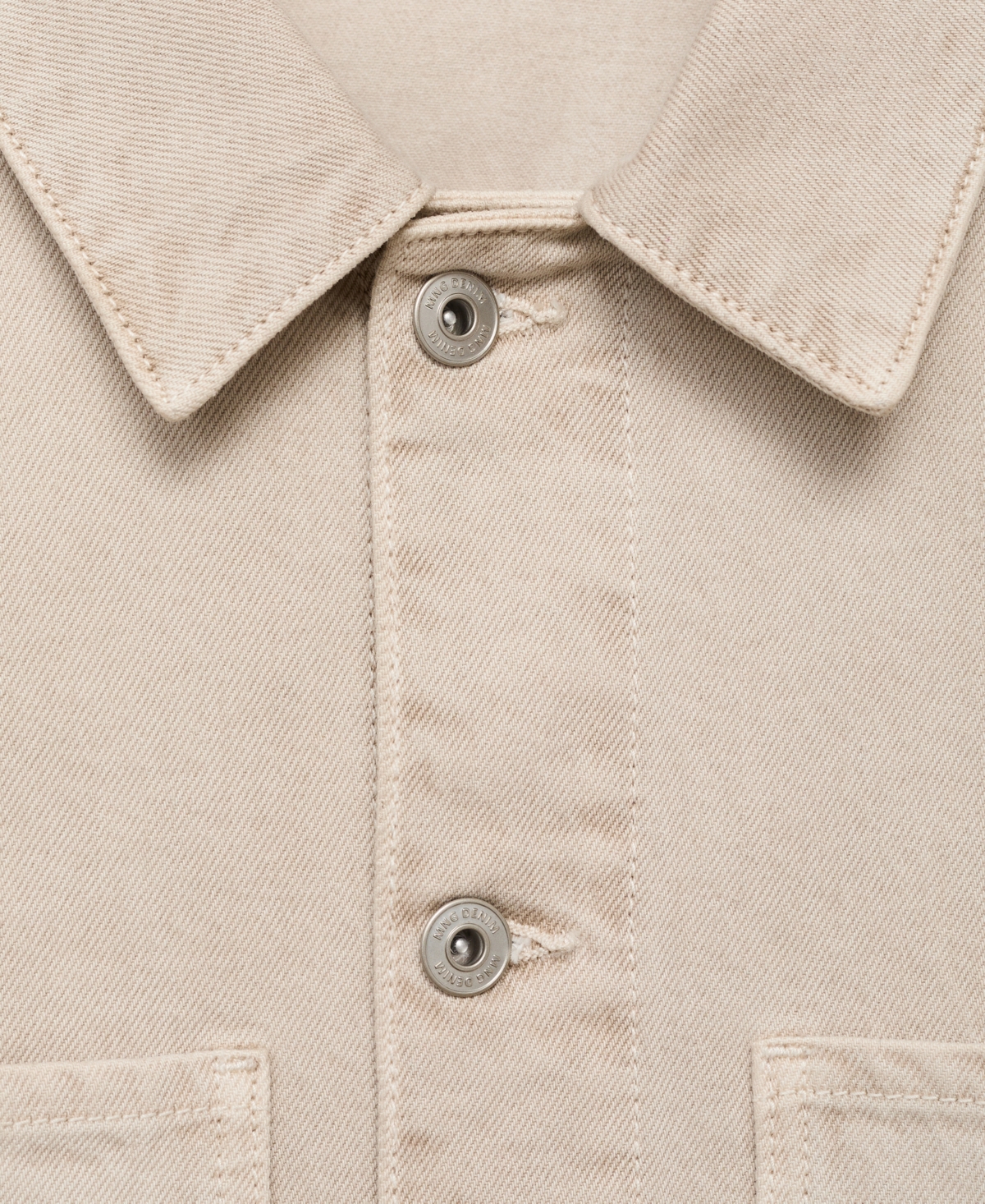 Mango Men's Denim Pockets Jacket