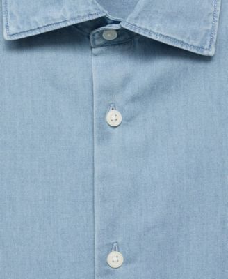 Men's Cotton Chambray Shirt
