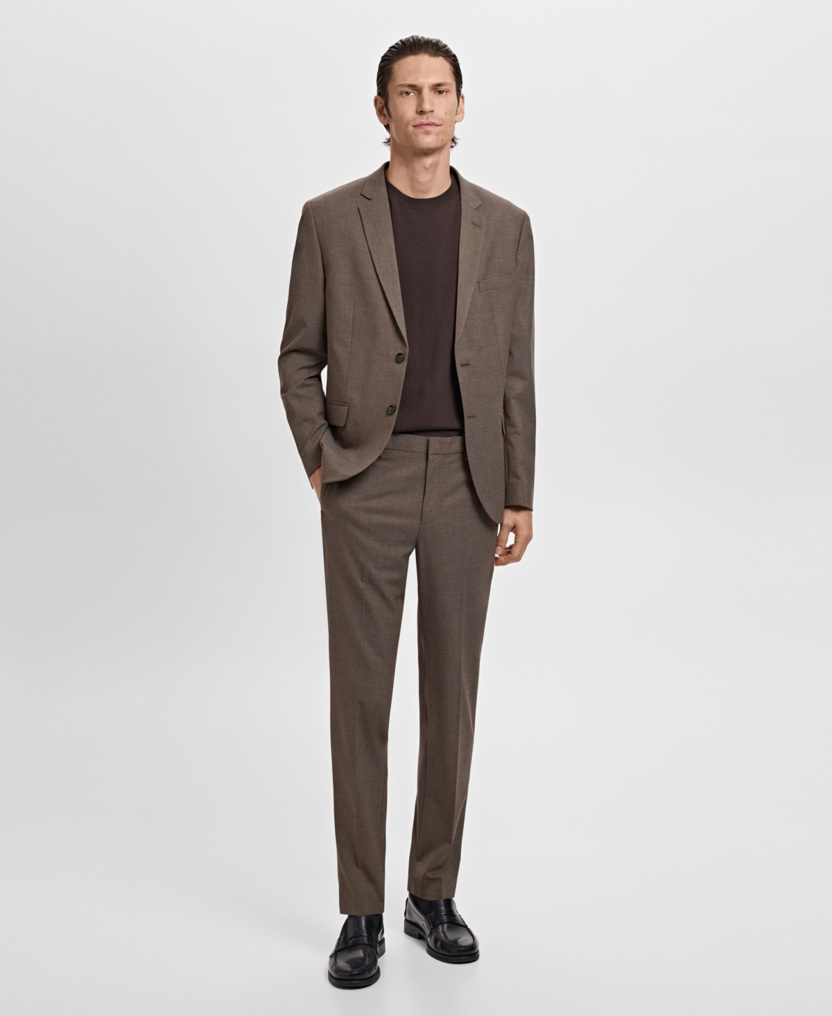 Mango Men's Stretch Fabric Super Slim-Fit Suit Jacket