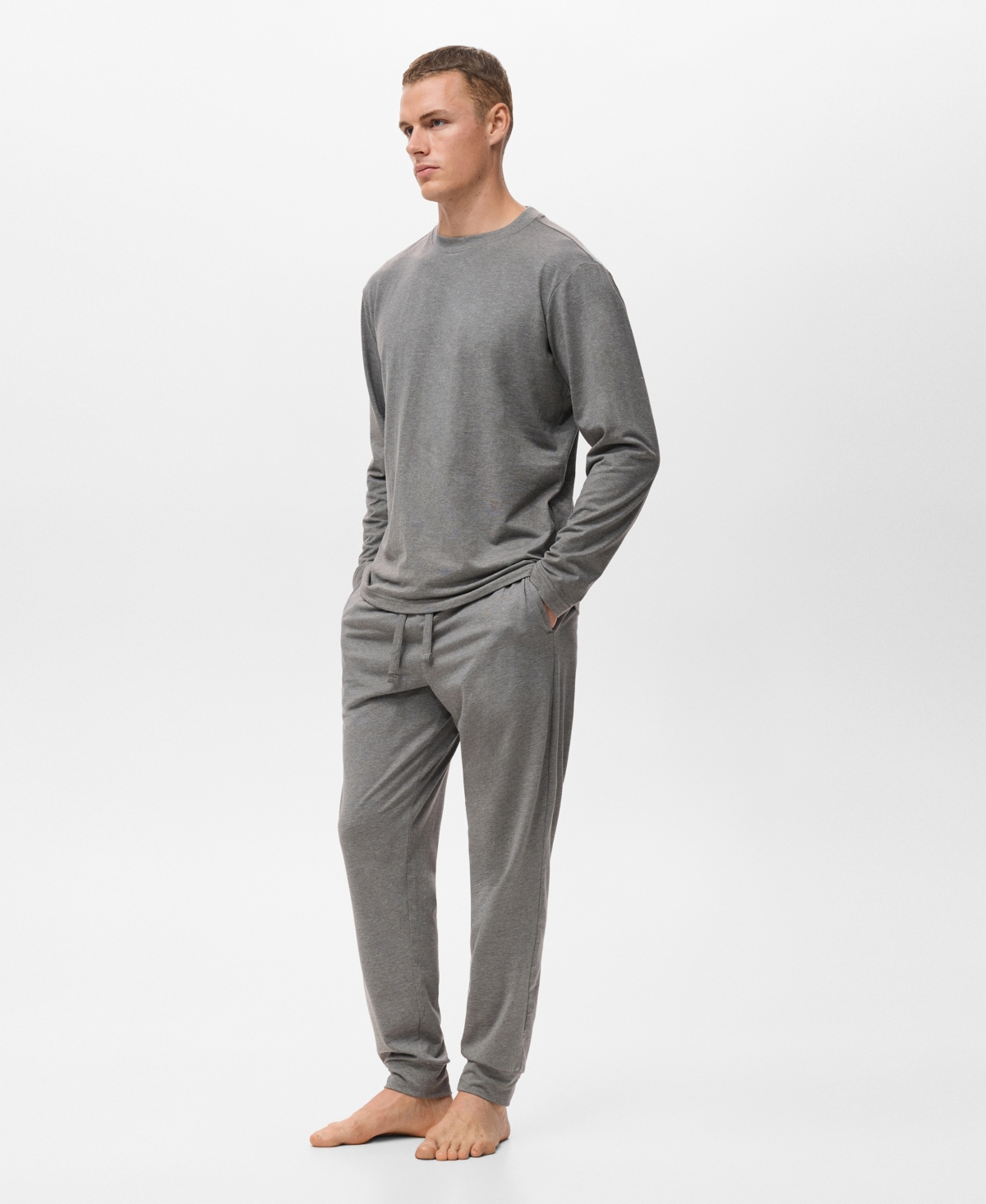 Mango Men's 2-Pack Long Cotton Pajama