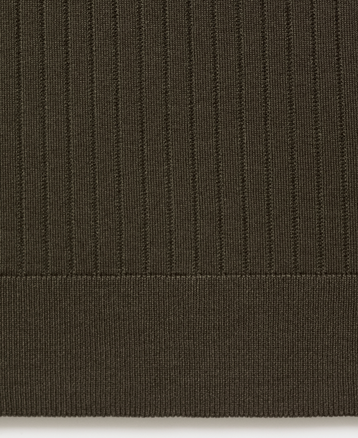 Mango Men's Ribbed Knitted Polo Sweater