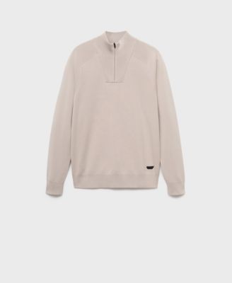 Men's Breathable Zip-Neck Sweater