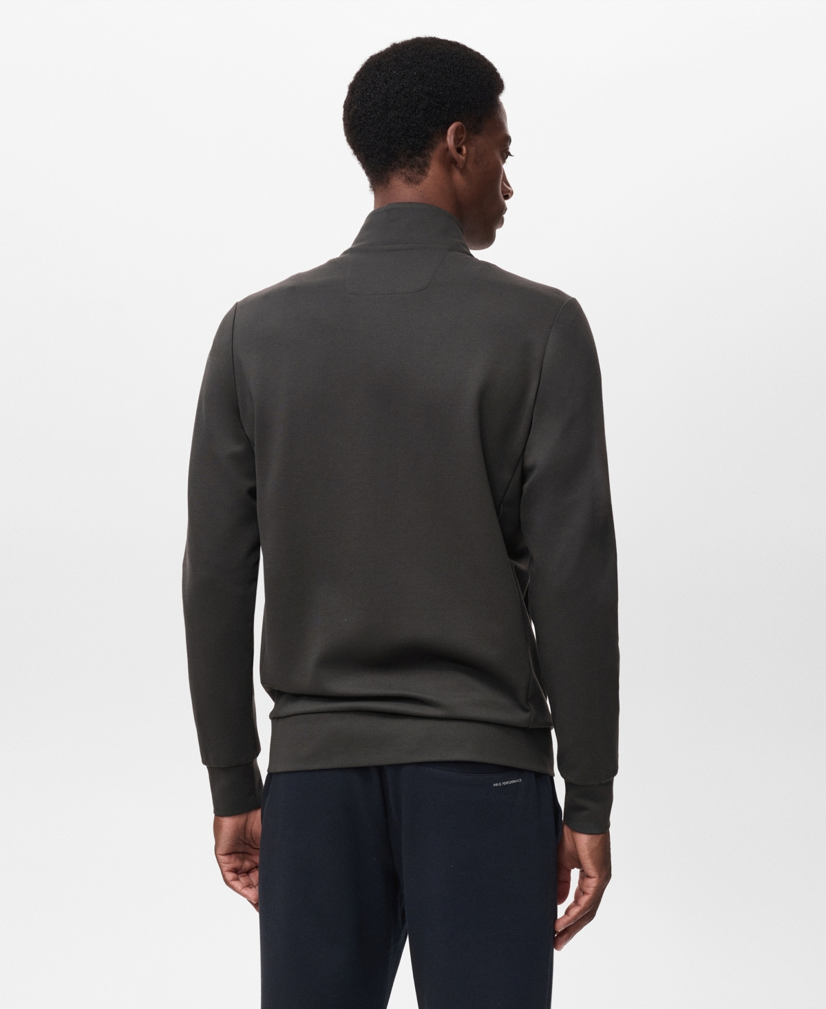 Mango Men's Regular-Fit Technical Sweatshirt
