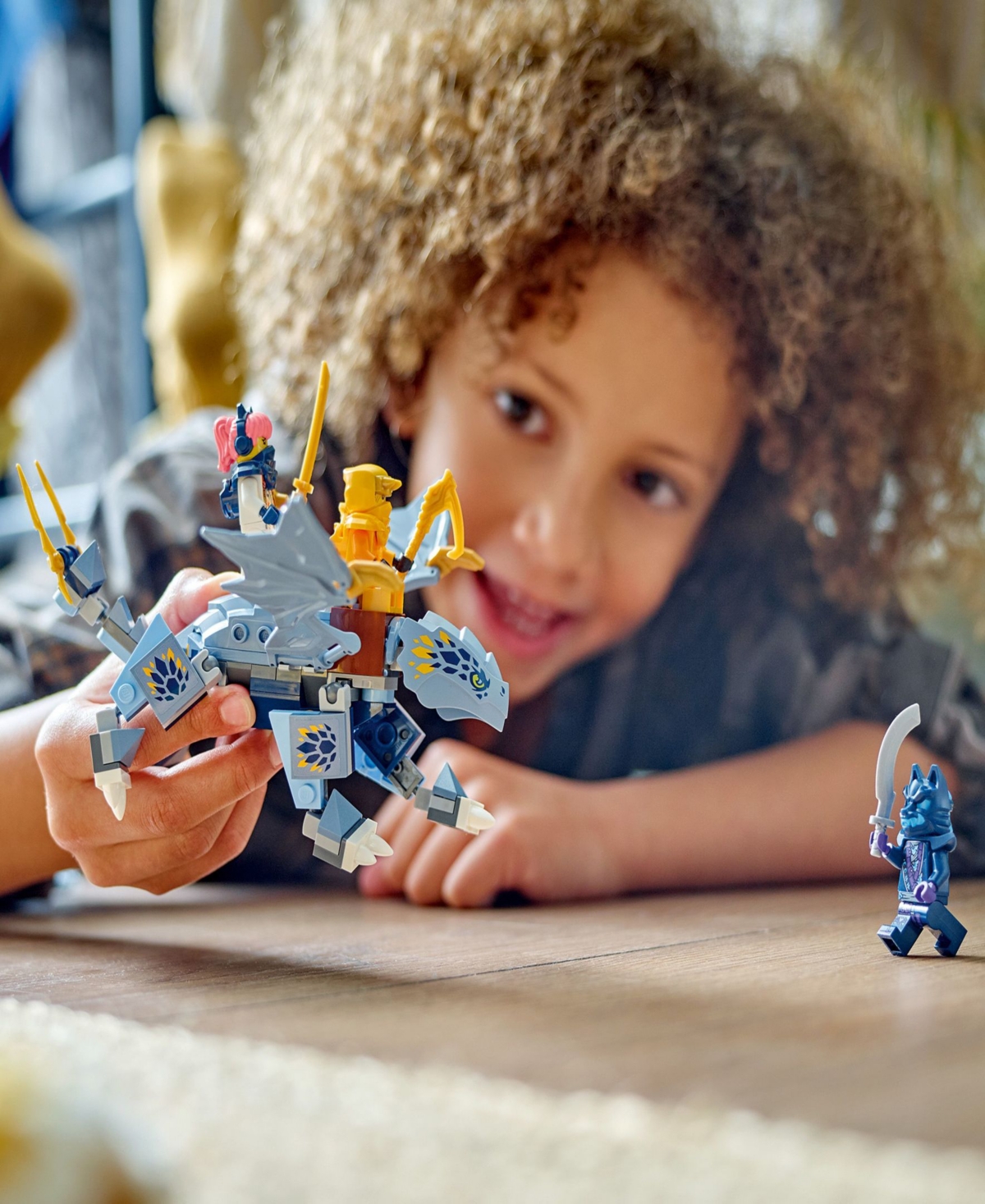 Lego Ninjago Young Dragon Riyu Ninja Toy Set 71810, 132 Pieces