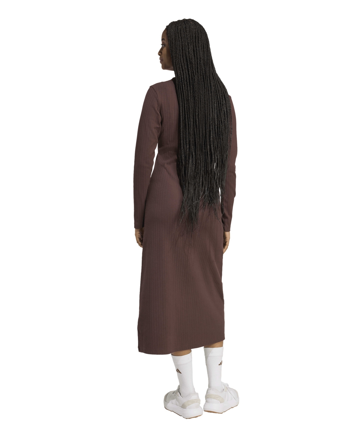 Adidas Originals Women's All Szn Winterized Long Dress In Brown