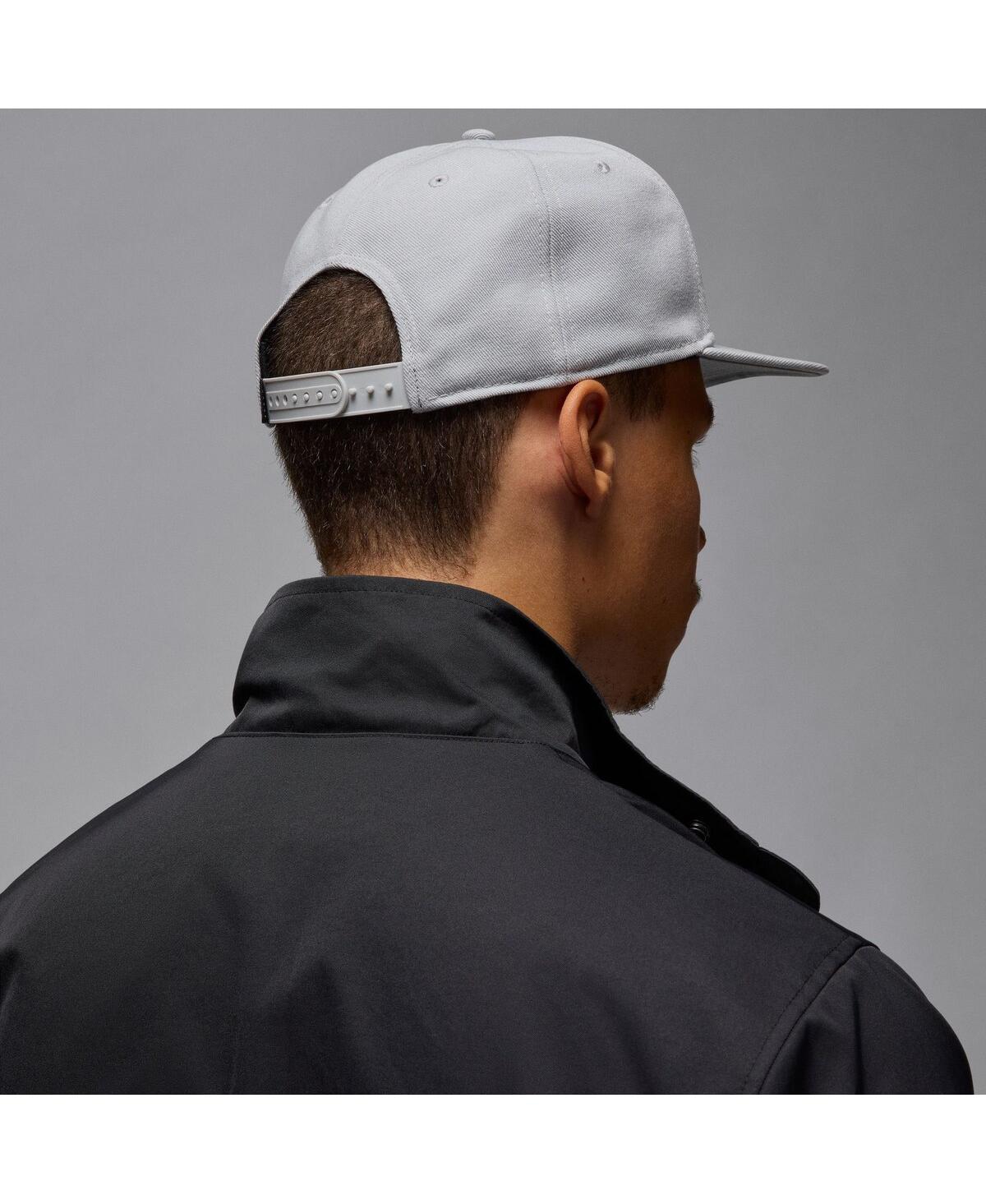 Jordan Men's Gray Jumpman Pro Snapback Hat In Gray